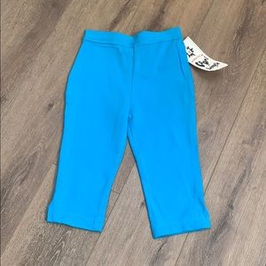 Turquoise Capri Pant